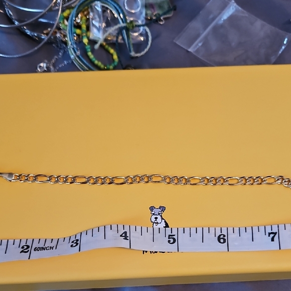 Jewelry - Steriling Silver Gold Plated Chain Bracelet